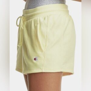 Champion Reverse Weave Shorts, Yellow, size Small